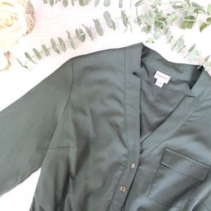 Merona Button Down Shirt Dress